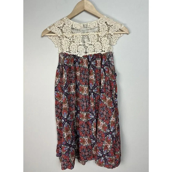 Umgee Sleeveless Tunic Top/Dress Lace Size Small Cotton Blend Women’s C3184 - Picture 2 of 6